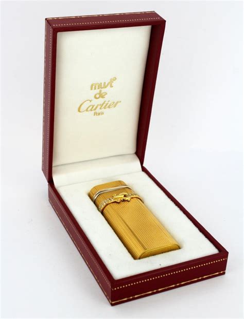 cartier lighter for sale|vintage cartier lighter gold plated.